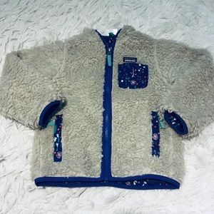 SOLD Patagonia Toddler Girls reversible retro jacket